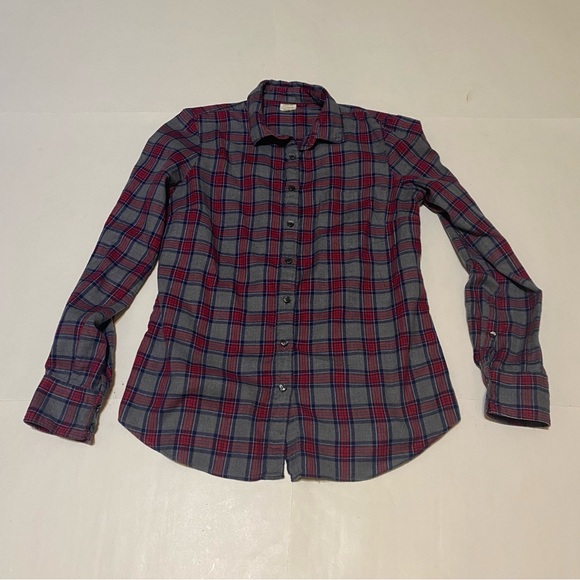 5. ⭐️ J. Crew plaid button down shirt size small - Picture 2 of 6